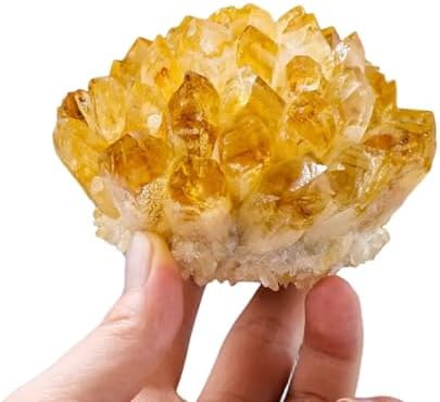 Citrine Crystal Cluster Large Quartz Crystal Formation- Large Yel...