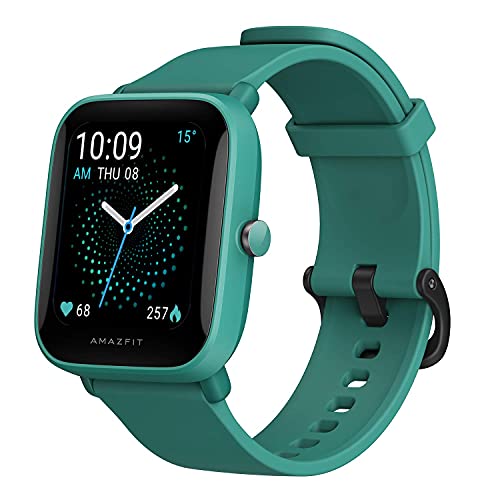 Amazfit Bip U Pro Smart Watch with Alexa Built-In for Men Women (Green)