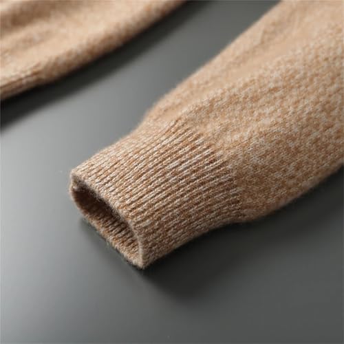 Men's Outdoor Cardigan Knitted Hooded Zipper Cardigan Warm Men Long Sleeves4