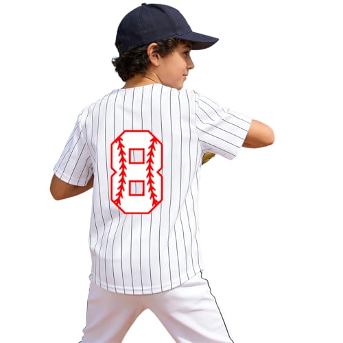 Image of Yuji Itadori Kids Baseball Birthday Shirt 7th 8th 9th 10th Year Old Toddler Boys Girls Shirts Birthday Clothes