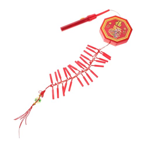 PRETYZOOM Luces Electrónicas De Petardos Led Simulados Decoración De Año Sonido Cadena De Puerta Decoración Festiva