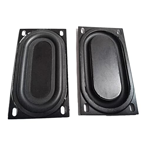 hejhncii 2 Pcs Bass Speaker Passive Radiator Rubber Vibration Plate, 50X90mm Subwoofer Diaphragm