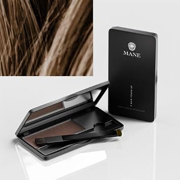 Mane Hair Touch Up to Cover Roots, Conceal Bald Spots, Fill in Beards and Fine Hair Lines - 6 shades Light Brown