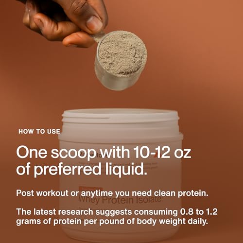 Image of Momentous Essential Grass-Fed Whey Protein Powder - 20 g Whey Isolate Protein - NSF Certified for Sport - Gluten-Free - 12 Servings for Essential Everyday Use - Pure Cinnamon - Package May Vary