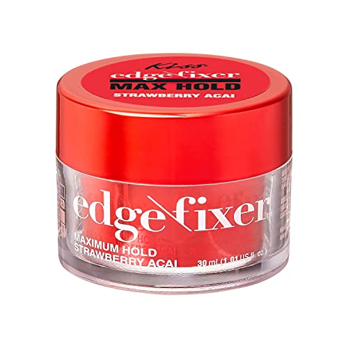 KISS Edge Fixer Glued Maximum Hold 1oz (Strawberry Acai)
