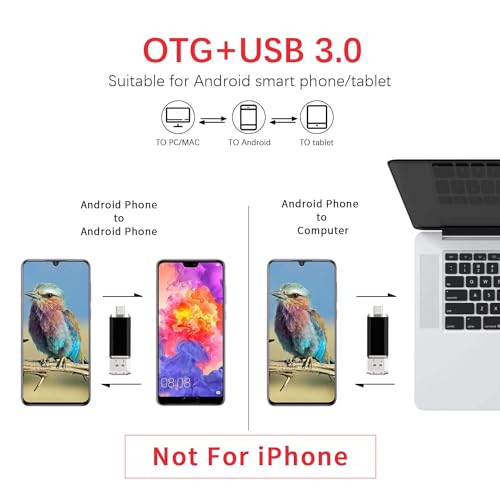 Clé USB C pour transférer fichiers Android vers PC sans adaptateur