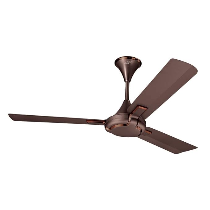 V-Guard Exado Pro AS Anti Dust High Speed Ceiling Fan for Home | Energy Efficient | 400 RPM | Powerful Air Delivery of 240 m3/min| Dust Repellent Technology | Easy to Clean| Elegance Brown Matte