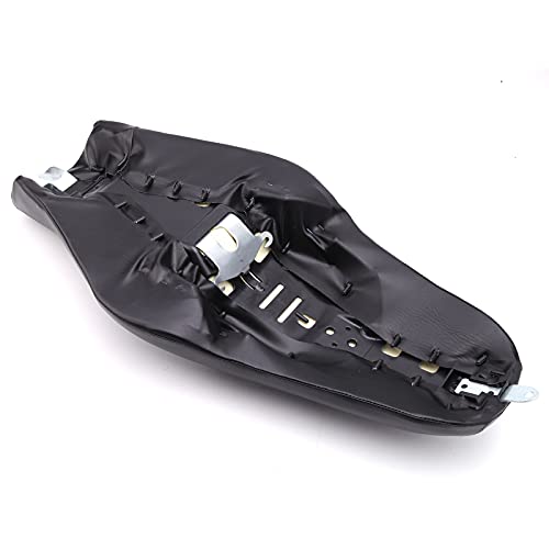 Sedile per motocicletta nero in pelle di