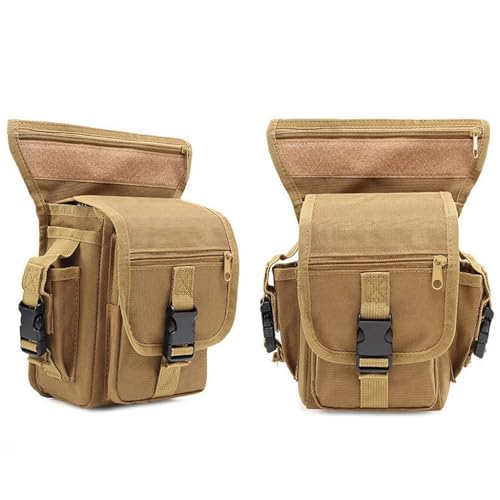 Ceinture de cuisse militaire kaki et sac banane de sport