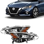 PartsFlow Set of 2 Left & Right Headlight Assembly For 2019 2020 2021 Nissan Altima Left & Right LED 26060-6CA5B