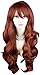 Wonderful Long Layered Wavy Fox Red Ladies Wig from Wiwigs