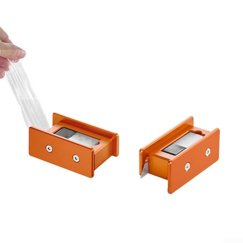 Folienmesser Aluminium Legierung Orange mit 20 Klingen