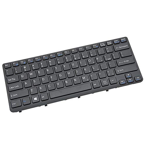 Teclado para Notebook Sony Vaio SVE141C11X | Preto Inglês Internacional - US