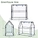 Mini Greenhouse for Indoor Outdoor: Ohuhu Tabletop Portable Green House with Waterproof Pad for Small Plants Nursery Germination, 36