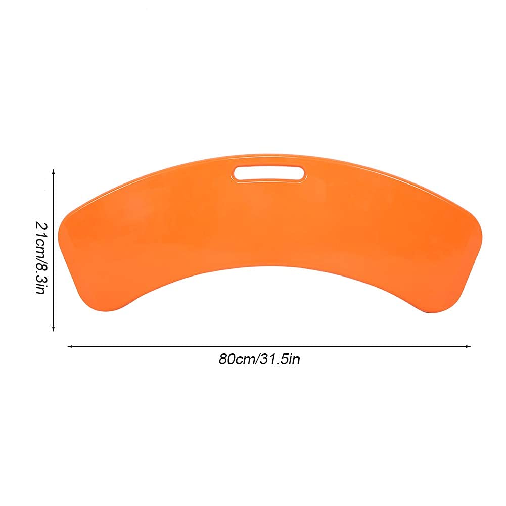 Tabla de transferencia para ancianos con tecnología Safe Slide, ayuda de movilidad antideslizante para traslado de silla de ruedas a cama/coche, color naranja de alta visibilidad