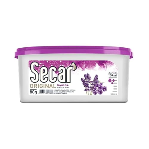 Kit 4 Unid de Evita Mofo Desumidificador Anti Mofo Secar 80g Lavanda