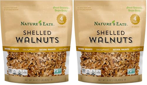 Image of Nature's Eats Walnuts, 16 Ounce (Pack of 2)