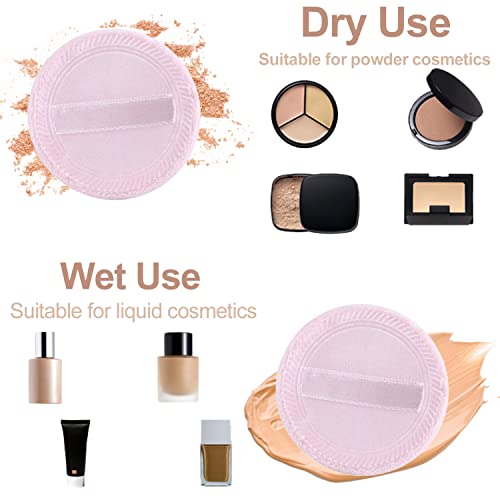30Pcs Powder Puffs For Face Powder-Round Velour Makeup Pads For Pressed Powder-Makeup Puff For Loose Powder And Foundation,Wet Dry Face Exquisite Makeup Face Powder Puff Tool #TOP2