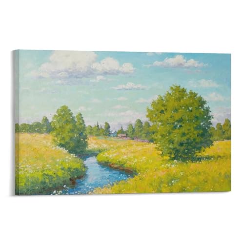 絵画 モネ ポスター 印象派 風景画 油絵 アートパネル 風水 幸運 玄関 部屋 (132)_副本 プリント キャンバス 壁アート モダン ホーム装飾 画像 壁の絵 版画 ギフト24x36inch(60x90cm)