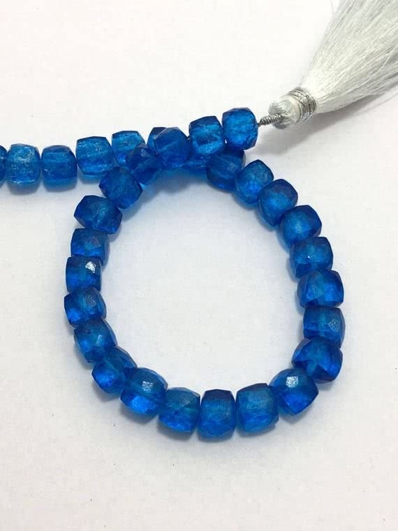 Apatite Néon perles de 7-8mm pour réparer et sublimer un bijou