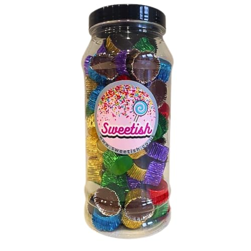 Chocolate Icy Cups Retro Sweet Shop Gift Jar - 450g - Old School Favourite Birthday Gift Or Party Perfect By Sweetish.