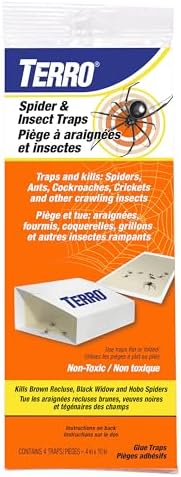 TERRO T3206CAN 4-Pack Spider & Insect Trap
