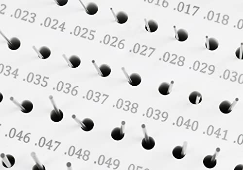 Accusize Industrial Tools P0(+) 0.011''-0.060'', 50 Pc Steel Plug Pin Gage Set thumb #7