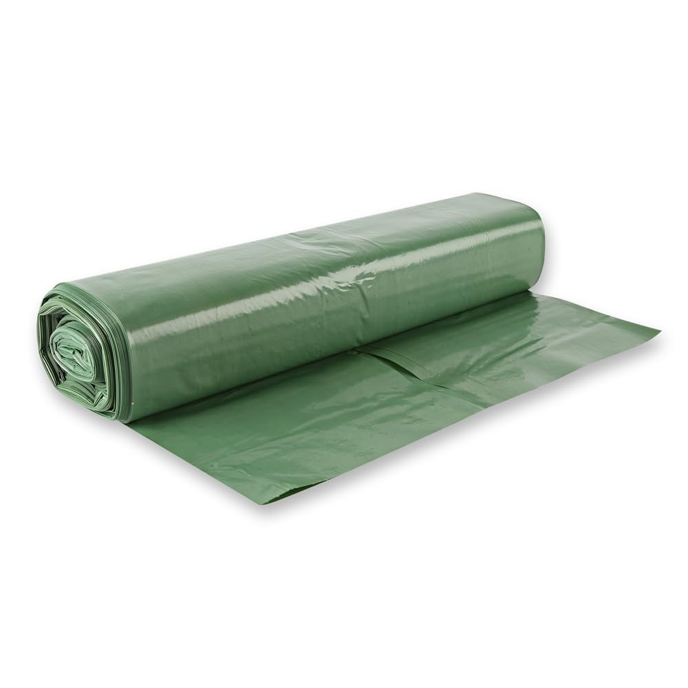 HygoClean Müllsäcke, 120 l, grün | LDPE, Rolle, 150 Stück, Müllbeutel, Mülltüte