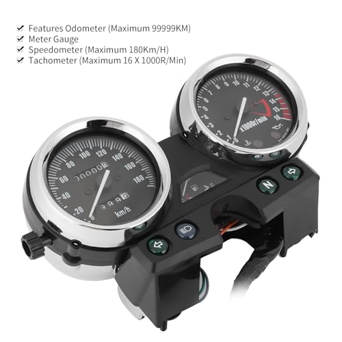 Xtevu medidores de motocicleta, odômetro, velocímetro, tacômetro, digital universal, display lcd, mo