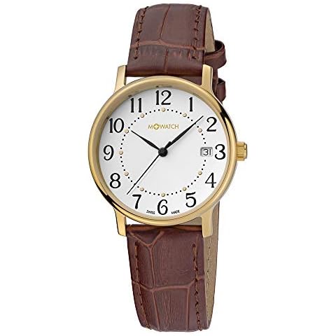Reloj M WATCH Swiss Made Timeless Elegance de Cuero marrón Cover