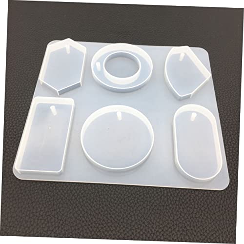 COHEALI 3 Pçs Círculo Estêncil Copo Porta-Copos De Resina Epóxi Transparente DIY Colar Pingente Mold
