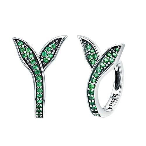 Créoles vertes pour femmes au design exclusif de la collection printemps