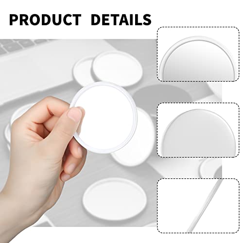 Blulu 36 Pcs Compact Mirror Bulk Mini Mirrors For Purse Round Small Makeup Pocket Mirror Makeup Glass Mirror Portable Personal Mirror For Women Girls Gifts Travel Daily Use, 2.76 Inch (White) #TOP3