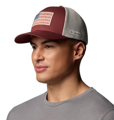 Image of Columbia Unisex Adult PFG Logo Mesh Ball Cap