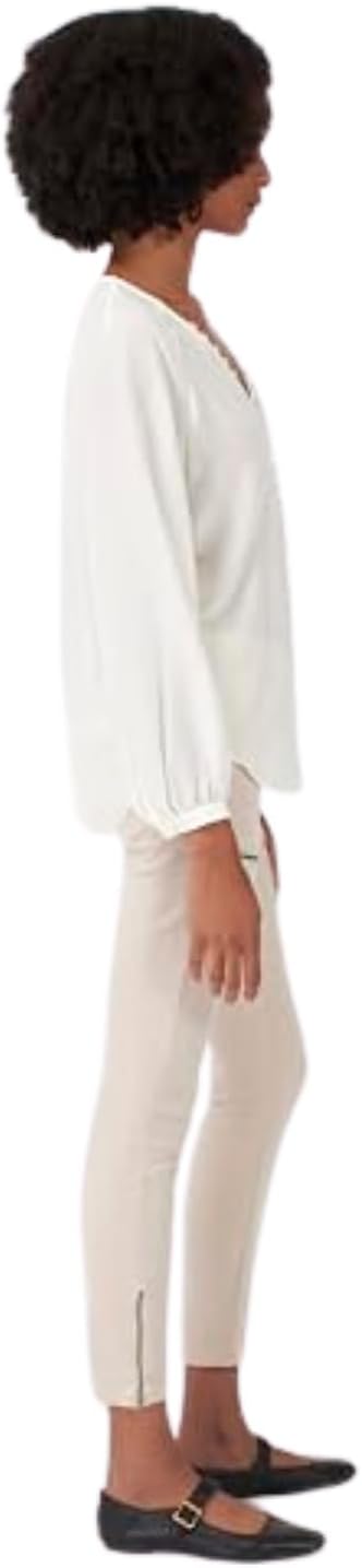 Shariana Long Sleeve Silk Top - 100% Silk Blouse for Everyday Wear - Image 4