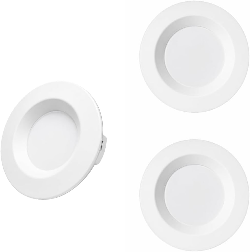 Retrofit Smooth Reflector Kit, 4 Inch Dimmable LED 5CCT Downlight Recessed Light, 9 Watt, 750 Lumens, ES Qualified, UL Listed – 1 Pack image 3