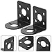 HORIALENCE 2pcs Motor L-Shaped Bracket Mounts Gear Motor Fixed Rack Base for Electric Installation Accessories Tool