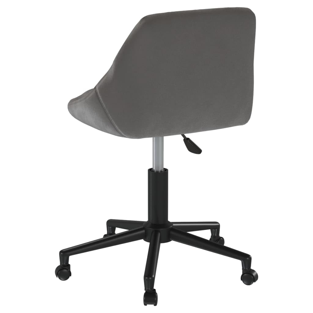 Sedia da ufficio girevole con rivestimento in velluto, regolabile in altezza, girevole a 360°, con ruote, ergonomica, per casa e ufficio, con schienale, braccioli e poggiatesta