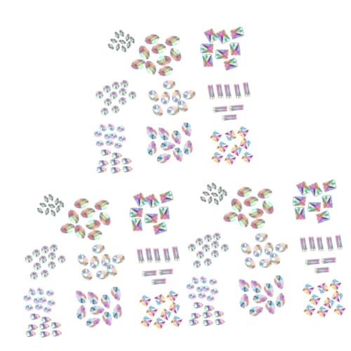 Strass cristal coloré Tofficu en verre à griffe pour robe de mariée haut de gamme
