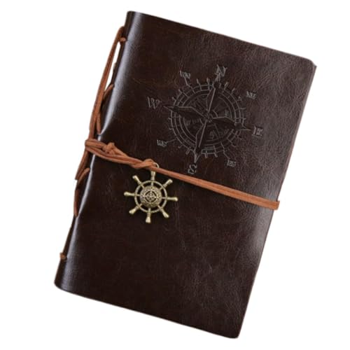 Cahier vintage contre la page blanche : agenda rétro d'écriture doux et inspirant