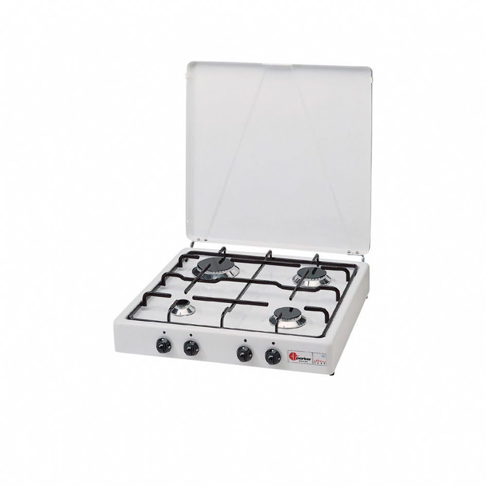 Parker Fornello Cucina a Gas Gpl 4 Fuochi con Mobile Portabombola 541CBGP