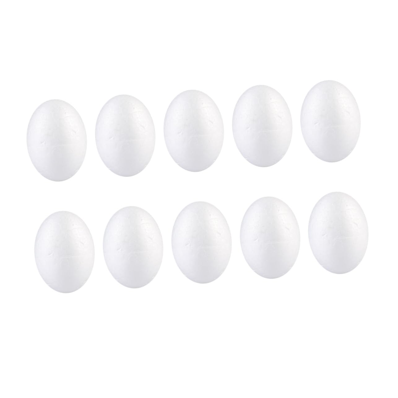 Angoily 150 Pezzi Uova Polistirolo Solide per Decorazioni Pasquali DIY Uova Pasquali Resistenti e per Progetti Creativi e Centrotavola