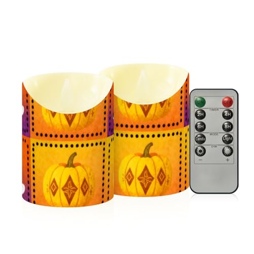 Bougies à piles festives pour décorer votre table de réveillon et Halloween