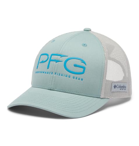 Image of Columbia Unisex PFG Fish Flag Mesh Ball Cap
