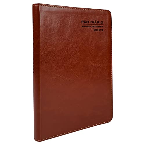 Pão Diário Agenda executiva 2023 - PU Marrom, Modelo: 7899981201789, Cor: Colorido
