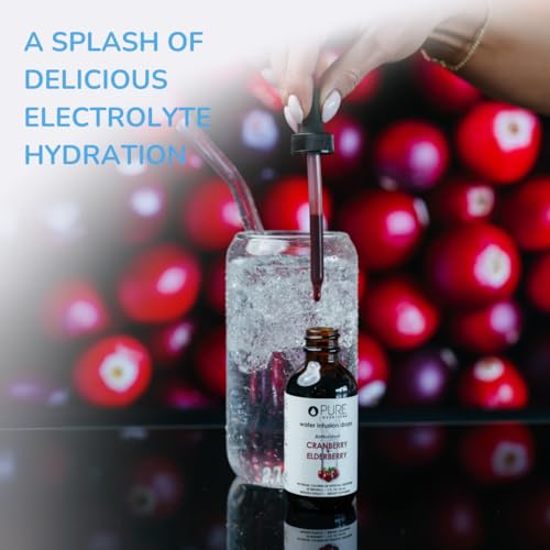 Image of Pure Inventions - Water Enhancer Drops - Delicious, Refreshing Sugar-Free Electrolyte Drops, Antioxidant Vitamin C Support, Zero Calories, No Artificial Sweeteners, Black Cherry, 30 Servings