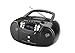 Dual, 75961, DAB-P AA8210, radio CD -DAB(+)/FM, Boombox, lettore CD, altoparlante stereo, porta USB, ingresso Aux, funzionamento a batteria, portatile, nero immagine