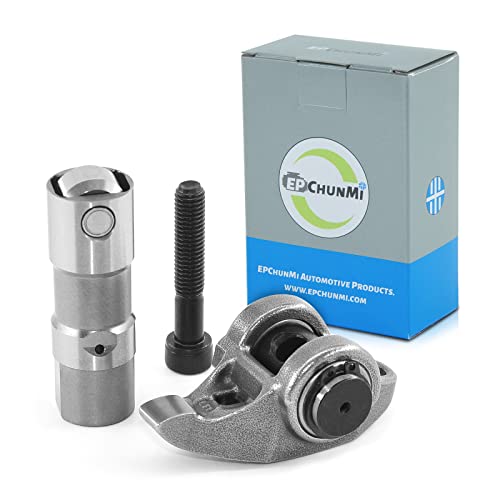Epchunmi Rocker Arms With Bolts & Valve Lifter Kit, Replaces 10214664 Mr-1341 & Jb-2079, Fits Bui-Ck/Cad-Illac/Chevr-Olet/G-Mc 4.8 5.3 5.7 6.0 6.2L Engines #TOP4