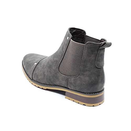 Metrocharm MC107 Men's Cap Toe Formal Dress Casual Ankle Chelsea Boot3