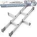 Adjustable Drawer Organizer, Customizable, Elegant Aluminum, for Clutter Free Kitchen, Junk Drawer, Office, Clinic (6 Dividers Set - Small | for Drawers 15.3"-17.5" long) by Practical Comfort